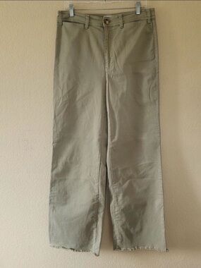 Marine Layer Wide Leg Pants in Olive